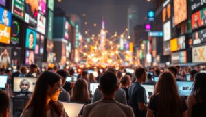 Meet real people through digital connections